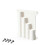 Cable Tie Organizer Holder with Screws, Metal Zip Tie Storage Container for Trailer, Workshop, Tool Box, Garage White 2