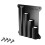 Cable Tie Organizer Holder with Screws, Metal Zip Tie Storage Container for Trailer, Workshop, Tool Box, Garage Black 1