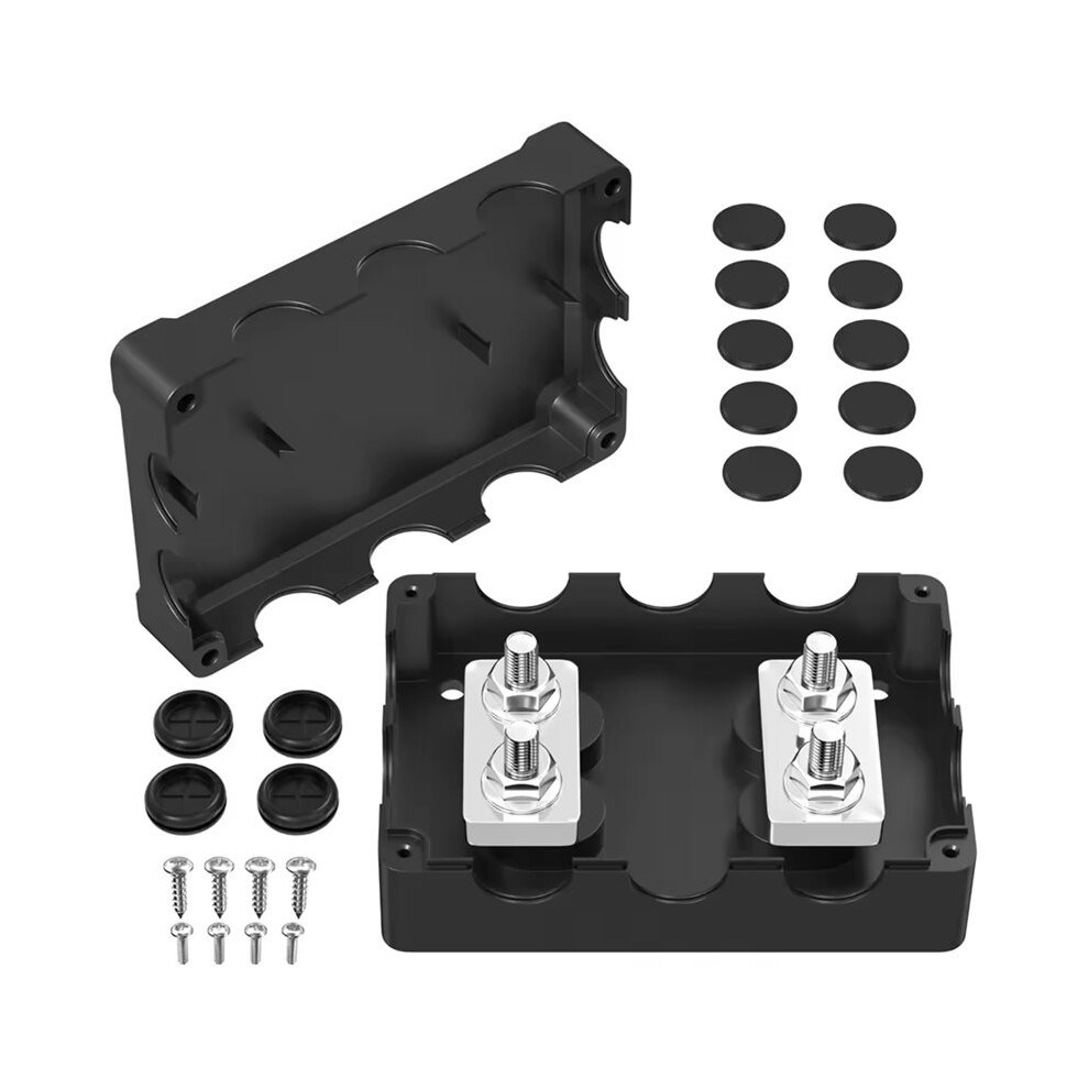 400A Bus Bar Power Distribution Block Kit For Marine & Automotive Use, 48V /300V Ac 4711122516213