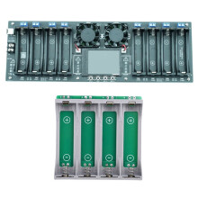 8Channel 18650 Battery Capacity Resistance Tester+21700 Holder Battery Capacity Tester Internal Resistance Tester