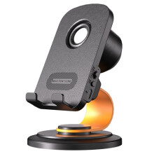Mobile Phone Stand Induction Speaker Adjustable 360 Desktop Live Tablet Bracket Cell Phone Holder Stand