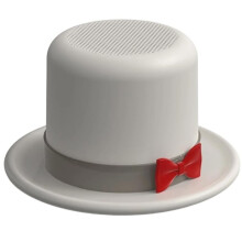 Small Portable Speaker Top Hat Shape Music Player - Magnetic Personal Speaker with Phone Stand for Home Study Room Car