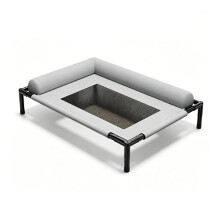Pet Furniture Mesh Elevated Dog Beds Breathable Removable Raised Dog Bed Outside Dog Bed Cat Patio Sunbathing
