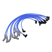 10 St Blå 8 mm Spiralkärna Tändkabel 643R för  Small Block 289 302 351W 79-85 för  för Mercury Tändkabel