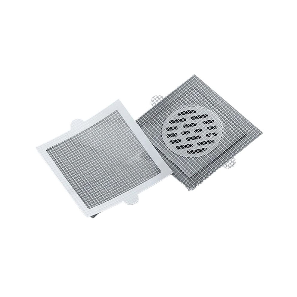 Saudism 100Pcs Disposable Shower Drain Hair Catcher Mesh Stickers Bathroom Hair Filter Net Anti-Blocking Kitchen Drain Stickers