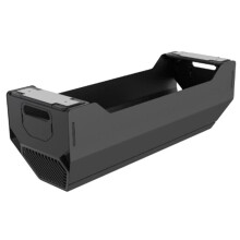 No-Drill Under-Desk Cable Organizer, Hidden Power Strip & Wire Management Rack for Computer Desk