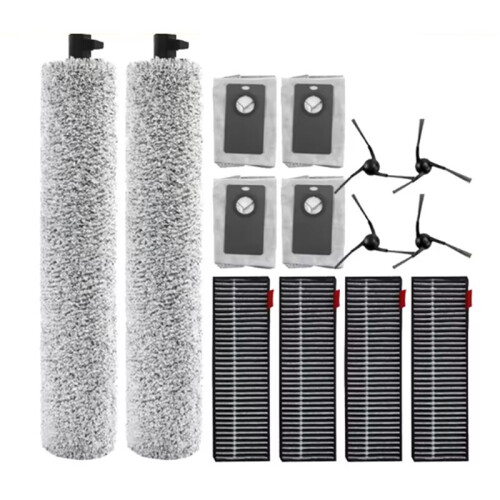 Replacement Home Accessories for Uwant U300 Robot Accessories U300max Side Brush Dust Bag Filter Element Roller Rag