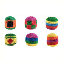 6PCS Outdoor Soft Handmade Footbag Sacks Sports KIckbags Anti- Design for Indoor Outdoor Games