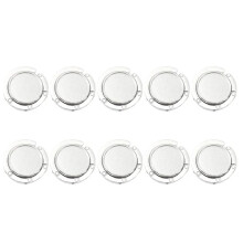 Conjunto de 10 Ganchos Dobráveis Portáteis para Bolsas, Suporte Redondo para Bolsas, Adequado para Uso em Mesas, Ganchos para Carteiras, Acessórios