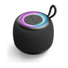 Φορητό ηχείο Bluetooth 5.3, στερεοφωνικά μπάσα, συμπαγές, αδιάβροχο IPX5, με φωτισμό RGB,