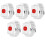 5Pcs Watch Style Wireless Button for Alarm System Emergency Calling RF433Mhz Panic Button for Disable People Siren 1