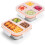 Boîte à Goûter Réutilisable en Acier Inoxydable, 600 Ml, 7 Compartiments 1