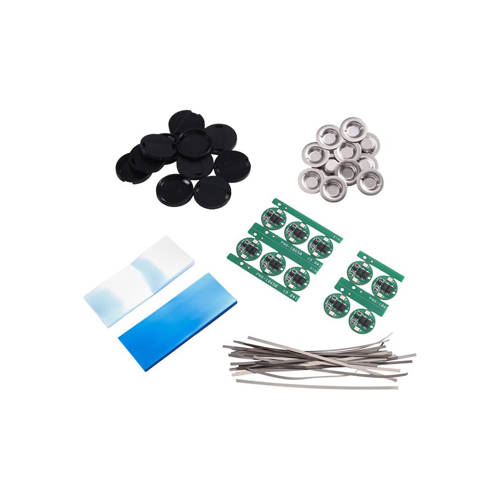 10Set 18650 Lithium Battery Universal Dual Mos Protection Board 18650 Cylindrical Li-Ion Cell Bms Mos Protection Board 4711629609401
