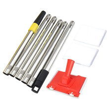 Paint Trimmer with Pads Adjustable Paint Edger Tool Kit with Extension Pole Painting Flat Edging Tools
