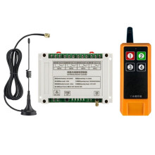 AC100-450V 4CH Remote Control 433MHZ 30A High-Power Relay for Garage Door Agriculture Industrial Equipment