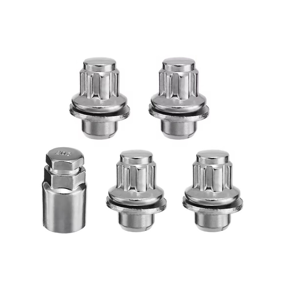 4Pcs M12 X 1.5 Anti-Theft Wheel Lock Nuts With 1 Socket Key For 4Runner Hilux Rav4 4711578668689