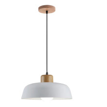 Lustre Moderne en Bois, Suspension Nordique Minimaliste pour Salon et Chambre, Éclairage Intérieur A