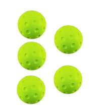 5Pcs Box Quiet Foam Pickleballs Perfect for Indoor Outdoor Practice Training PU Foam Material Reduced Noise 2 Colors B