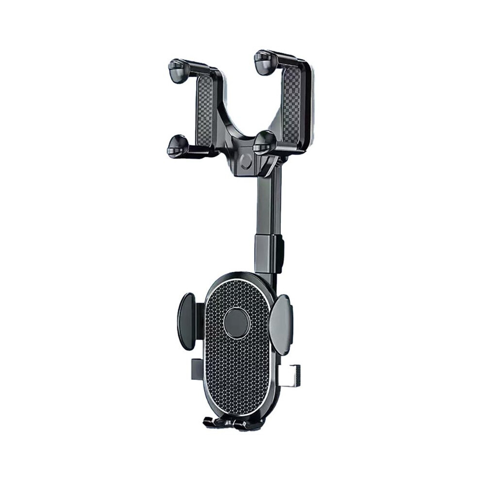 Car Rearview Mirror Phone Holder 360 Retractable Cell Phone Holder Clip Universal Adjustable Rotating Accessories, 1Pc 4711222191693