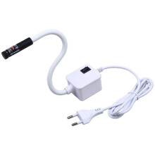 Veilleuse Rouge avec Prise UE, Lampe de Positionnement Laser Infrarouge, Fixation Magnétique pour Machines à Coudre, Perceuses et Tours D'Usine