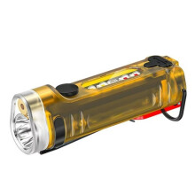Flashlight with Infrared Side Light - Rechargeable Keychain Torch Outdoor Lighting for Daily Carry & Emergency Use