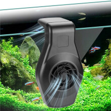 Refrigeratore per Acquario, Piccolo Ventilatore per Acquario con Ampio Angolo di Ventilazione per Acquario da 20 Litri, Spina UK.