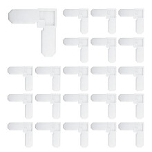 100Pack Screen Frame Corner Replacement 5/16 in X 3/4 in for Window/Door Screen Corners for Sliding/Casement Window