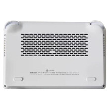 Double Fan Cooling Module for Win  Handheld Gaming PC Aluminum Base High Performance Light Weight White