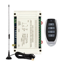 AC100V-400V 4CH Draadloze Afstandsbediening 30A Garagedeurschakelaar Relais LED-Lichtschakelaar Hefapparatuur Controller 433M