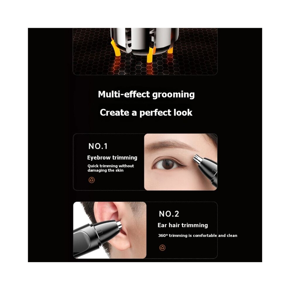 Electric Nose Hair Trimmer LED Digital for Men and Women Available with Noise  Rechargeable Nose Hair Clipper