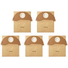 Papierfilter-Staubbeutel Kompatibel mit für 2 MV 2, 2.200, 2.550, A2003 Nass- und Trockensaugerbeutel, 6.904-322.0