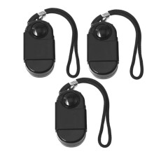 Set di 3 Rilevatori di Movimento Portatili da Campeggio, Sensori di Movimento PIR A Infrarossi da 120 DB, Wireless, per Sicurezza Domestica e