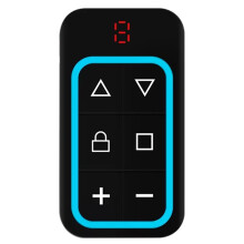 Controlador de Porta de Garagem Universal com Controle Remoto Duplicador e Clonador Multifrequencial de 8 Canais