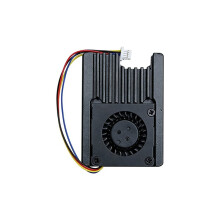 Dissipador de Calor para Raspberry Pi CM5 com Ventoinha de Velocidade Controlada Por PWM para Placa de e/S Oficial Do Compute Module 5