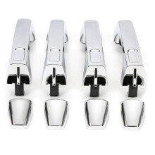 4PCS Front Rear Left Right Side Exterior Door Handle Assembly HU1310103 25832249 15932907 FDH010179 for H3 06-10