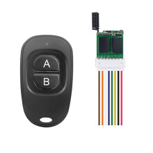 2CH LED Lights RC Remote DC3.7V-12V Wireless Relay Access Control Remote Control 433Mhz