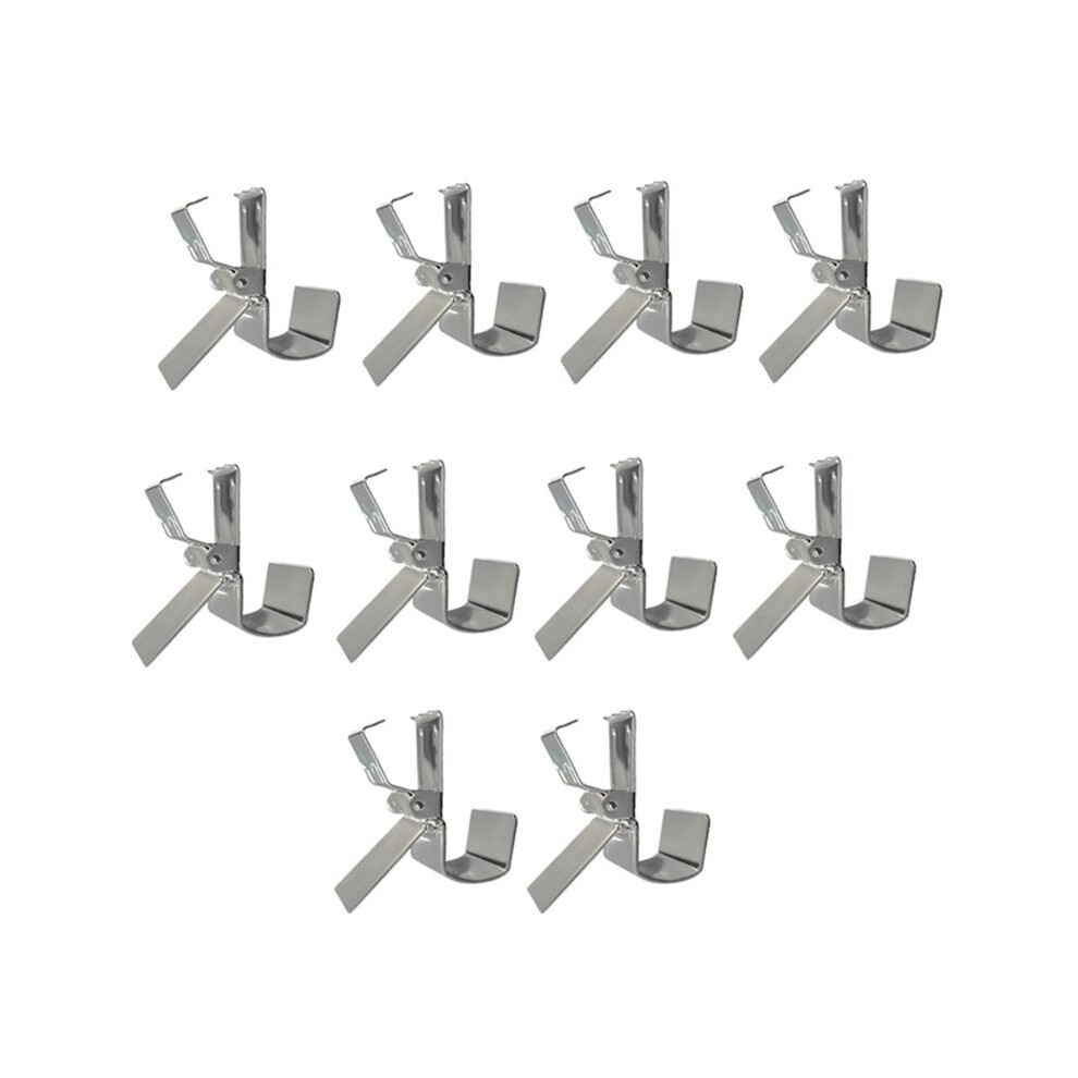 Rug Clips Heavy Duty - 10 Pack Rug Grippers,Blanket Hangers,Rust-Free Clips For Hanging Large Rugs For Display Rack 4711462233634