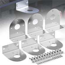 Supports de Fixation pour Guirlande Lumineuse LED en Forme de Pastèque, avec Trous Pré-Percés, Support Universel en Forme de L pour Voiture