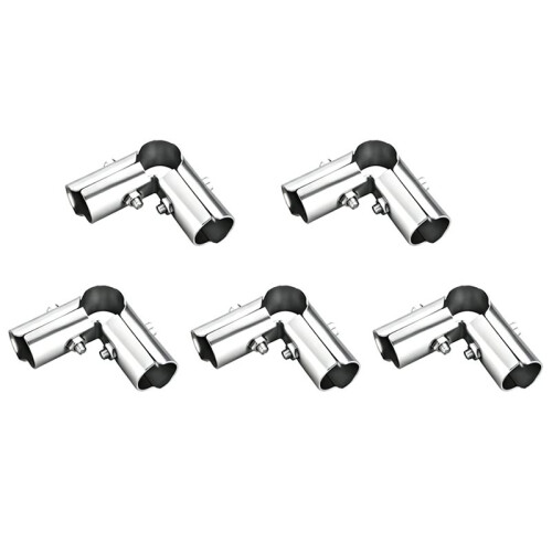 5pc 25mm Structural Pipe Connectors Mal Pipe Connector Pipe Rod Support Fixed Clamp Connection Accessories B