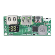 Digital Display Snabbladdningsmodul IP5356 PD QC 22.5W för DIY Power Bank med HD-Skärm och Stabil Kontroller