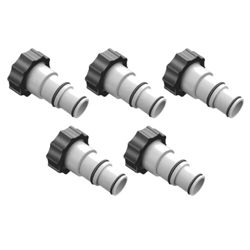 5PCS for  ARU Threaded Plastic Pool Hose Adapter for 4000 2500 2000 1500 Gallon/Hour Filter Pumps 1