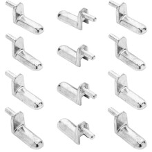 Regalstützen für 113301 (BESTEA, BRIMNES Regale) - Buchregalstifte Aus Druckguss (12er-Pack)