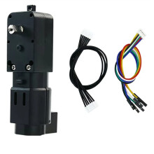 TT 3V-6V Getriebemotor mit Encoder, Einzel- und Doppelwelle, Übersetzung 1:45, für DIY--Roboterautos