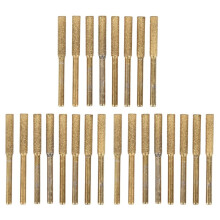 Diamonds Coated Burr Chainsaw Sharpener Burr Carving Grinding Rotating File 4.0mm Abrasive Sharpening Tool Set