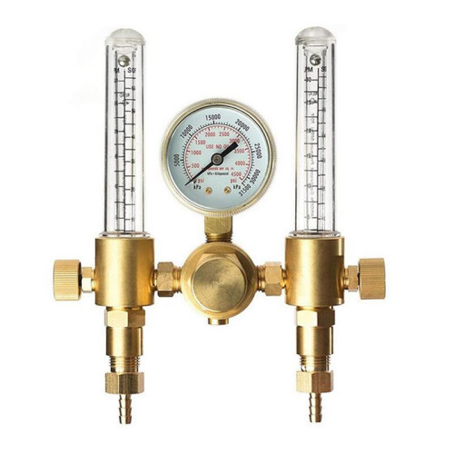 CGA580 Dual Output Argon Regulator Flow Meter Spare Parts Professional