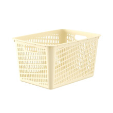 Large Plastic Laundry Basket, Clothes Hamper, Rectangle Bin with Grip Handles, for Home, Dorm, and Apartments