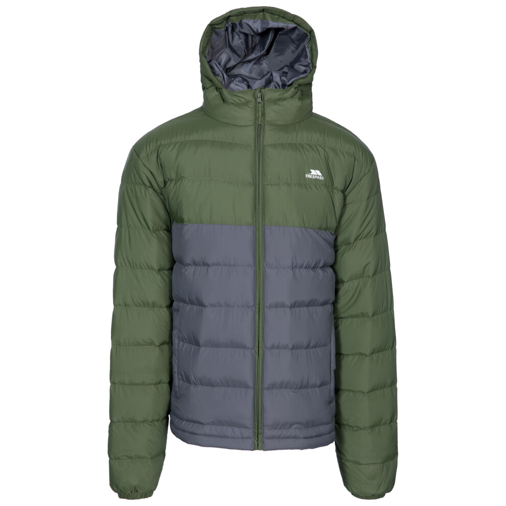 Trespass (Xs, Moss) Mens Padded Jacket Winter Coat Oskar Green