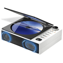 CD Player Portable Personal Desktop CD Player Speakers Rechargeable Small Compact Retro CD Players for Gift