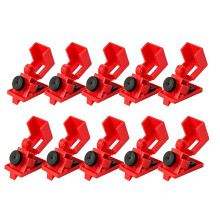 Lot de 10 Dispositifs de Verrouillage de Disjoncteur Unipolaire Ă Pince 120/277 Volts