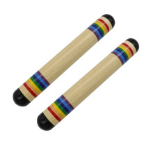 2 Unidades de Pau de Chuva, Chocalho de Madeira para Fazer Chuva, Tubo de Chuva, Brinquedo Musical para Crianças